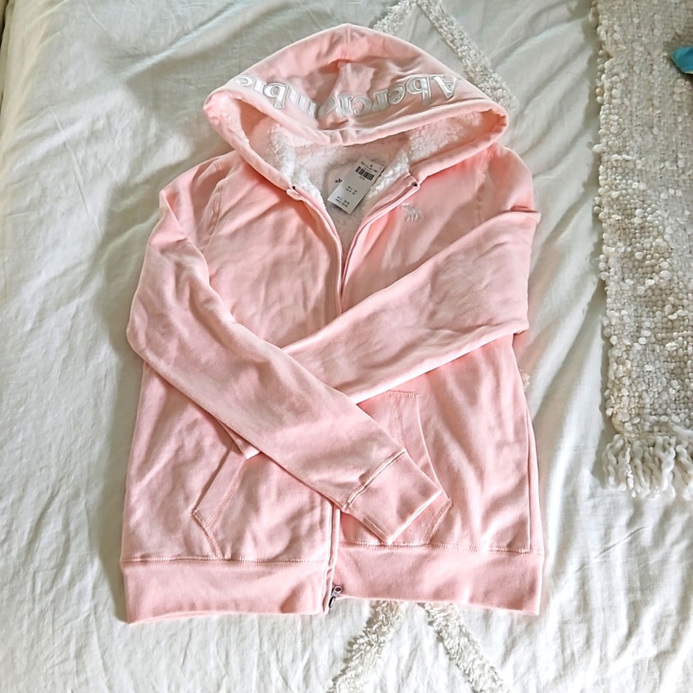 Abercrombie hoodie fleece inside